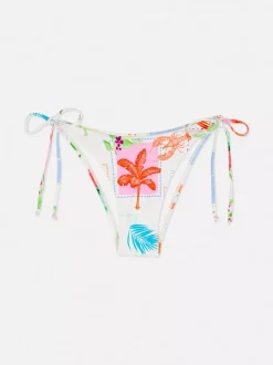 Primark Stroje Kąpielowe I Plażowe<Wzorzysty dół od bikini z wiązaniem po bokach