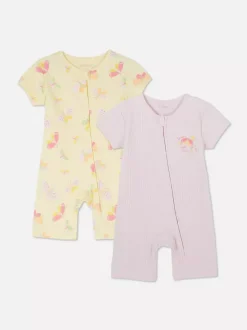 Primark Komplety I Gotowe Stroje<Zapinane na zamek pajacyki, 2 szt.