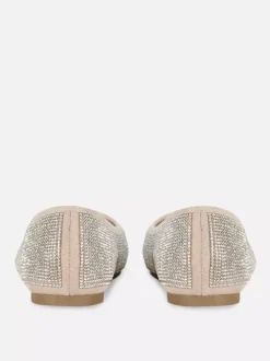 Primark Płaskie Buty<Zdobione szerokie baleriny z kwadratowym noskiem