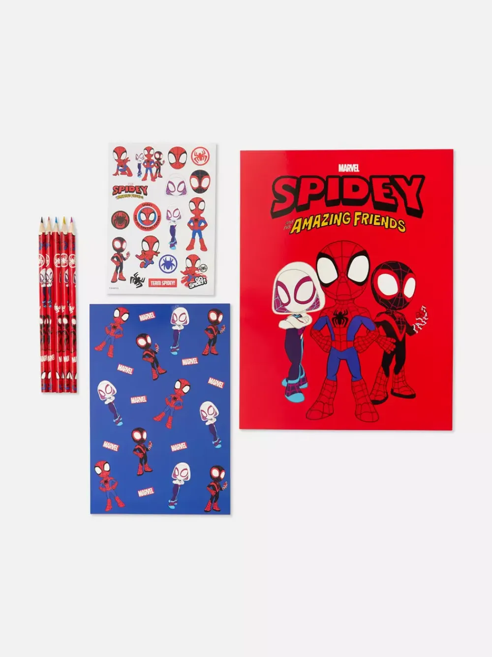 Dzieci Primark Artykuły Plastyczne<Zestaw przyborów z motywem Spider-Mana Marvela